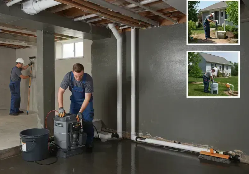 Basement Waterproofing and Flood Prevention process in Tower Lake, IL